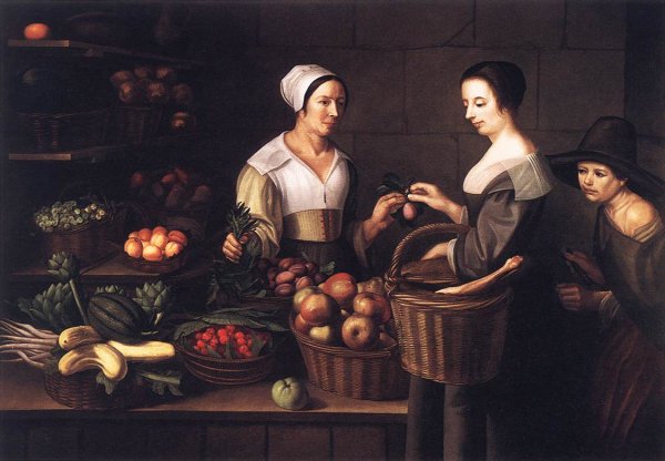 Market Scene with a Pick-pocket