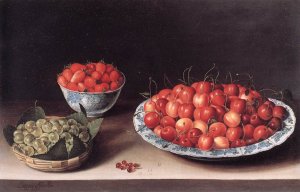 Still-Life with Cherries, Strawberries and Gooseberries 1630