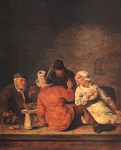 Family Making Music 1630s