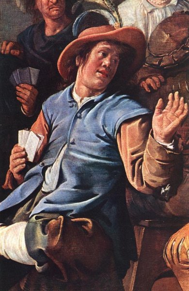 The Denying of Peter (detail) 1636