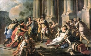 Horatius Slaying His Sister after the Defeat of the Curiatii c. 1760