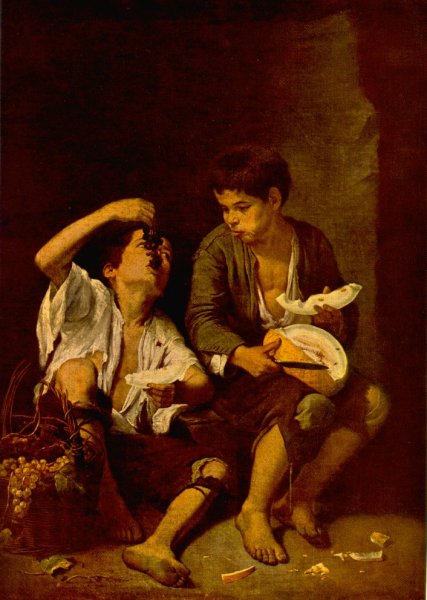 Boys Eating Fruit (Grape and Melon Eaters) 1645-46