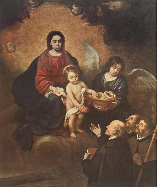 The Infant Jesus Distributing Bread to Pilgrims 1678