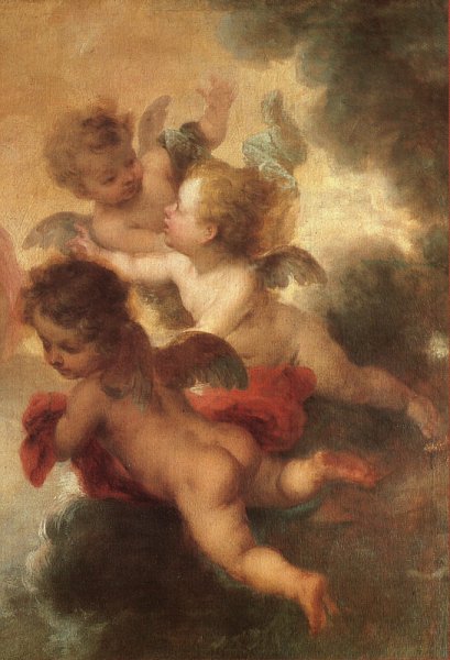 The Two Trinities  (detail of angels)