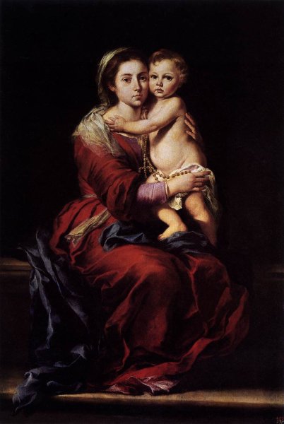 Virgin and Child with a Rosary 1650-55