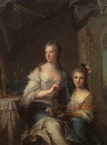 Madame Marsollier and her Daughter 1749