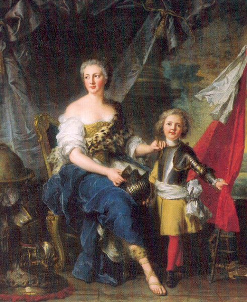 Mademoiselle de Lambesc as Minerva, Arming her Brother the Comte de Brionne 1732