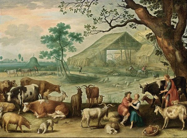 Landscape with Amorous Shepherds 1630