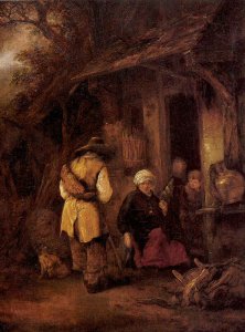 Rest by a Cottage 1648