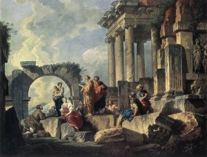 Apostle Paul Preaching on the Ruins 1744