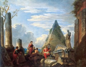 Roman Ruins with Figures 1730