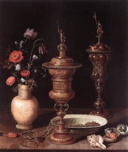 Still-Life with Flowers and Goblets 1612