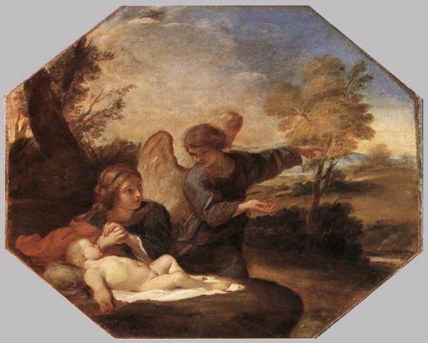 Hagar and Ismail in the Desert c. 1630