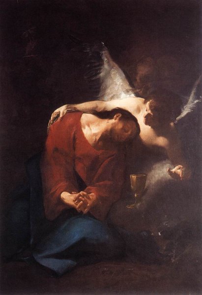 Christ Comforted by an Angel c. 1730