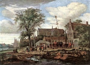 Tavern with May Tree 1664