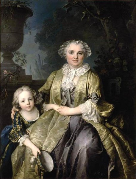 Portrait of a Lady and Her Daughter 1774