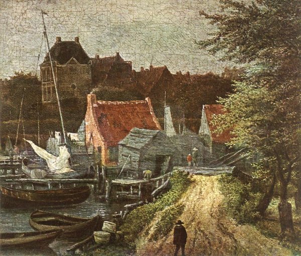 View of Amsterdam (detail)