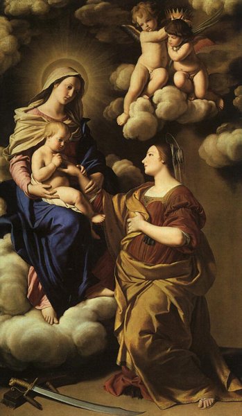 The Mystic Marriage of St. Catherine 1650