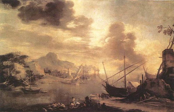 View of the Gulf of Salerno 1640-45