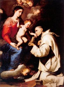 The Madonna with the Christ Child & Saint Bruno 1624