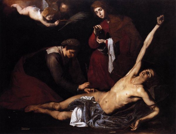 St Sebastian Tended by the Holy Women 1621