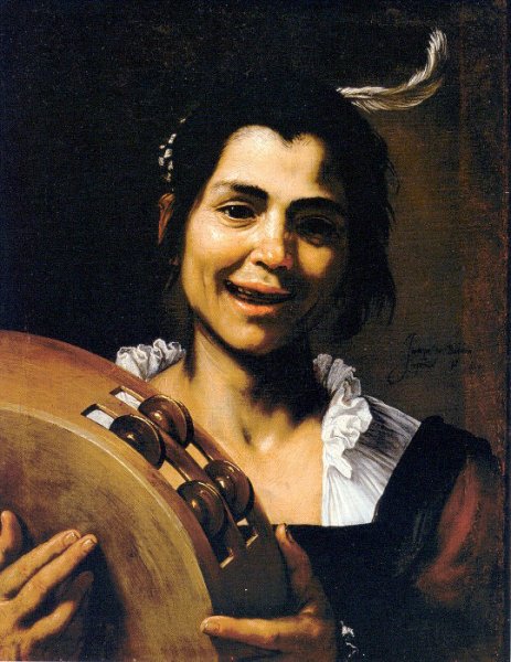 Girl with a Tambourine (Allegory of Hearing) 1637