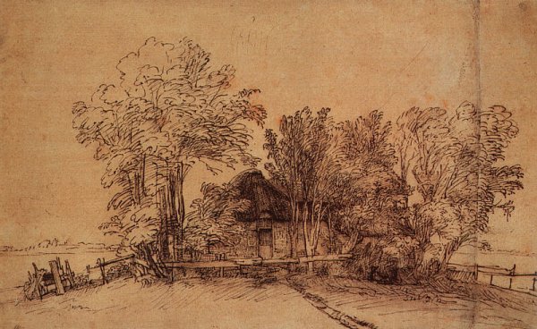 Cottage Among Trees 1650-51