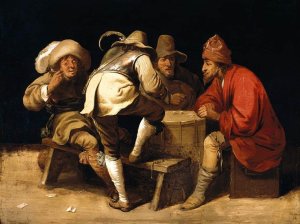 Soldiers Gambling with Dice 1643