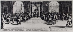 The Awarding of Honours, plate 18 from 'The Miseries and Misfortunes of War' 1633