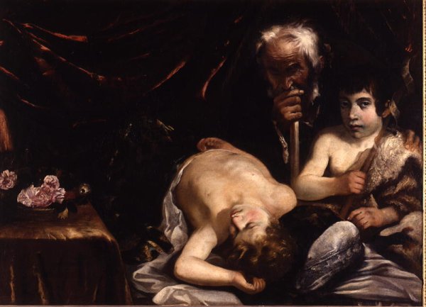 Sleeping Christ with St. John the Baptist and Zacharias, c.1630-40