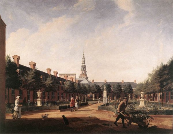 The Courtyard of the Proveniershof c. 1735