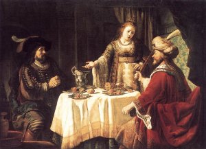 The Banquet of Esther and Ahasuerus 1640s