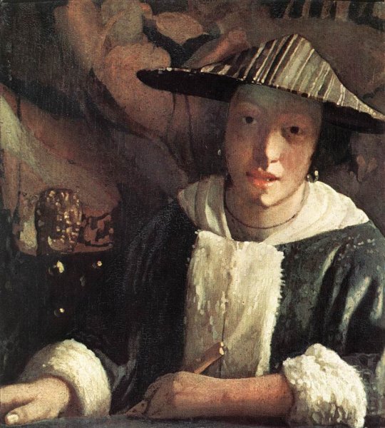 Young Girl with a Flute 1666-67