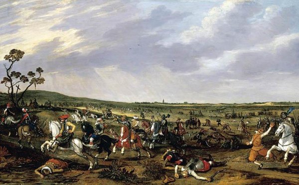 Battle Scene in an Open Landscape 1614