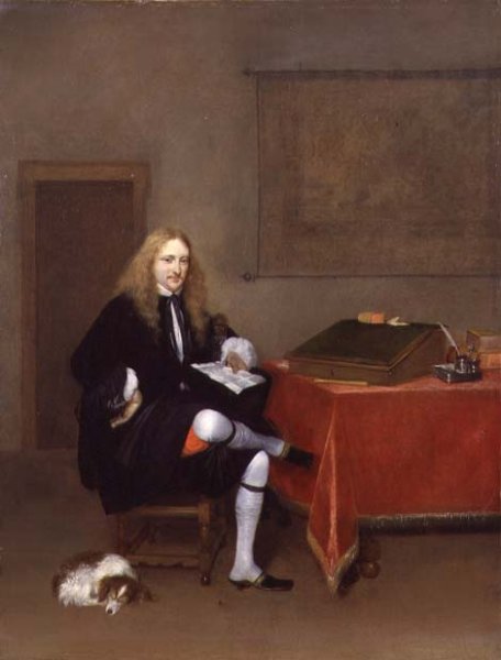 Portrait of a Man in his Study c.1668-69