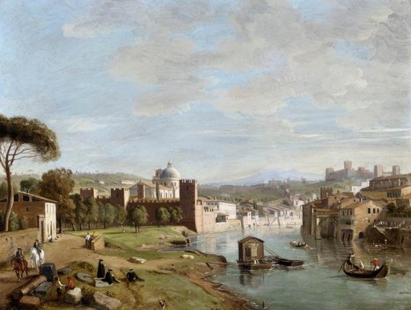 Verona- A View of the River Adige at San Giorgio in Braida 1710s