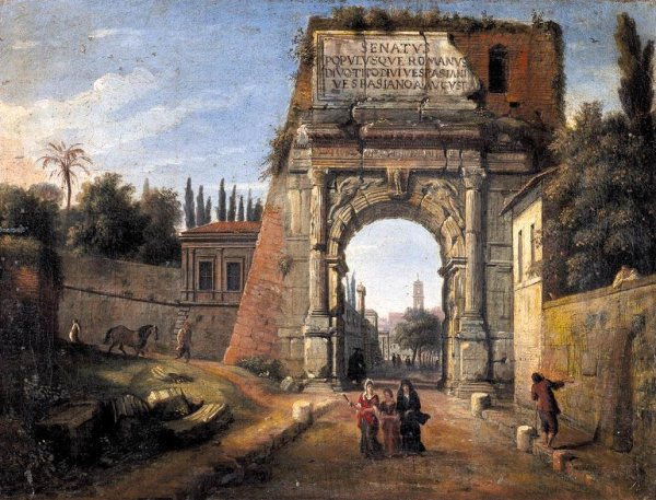 Rome-View of the Arch of Titus 1710s