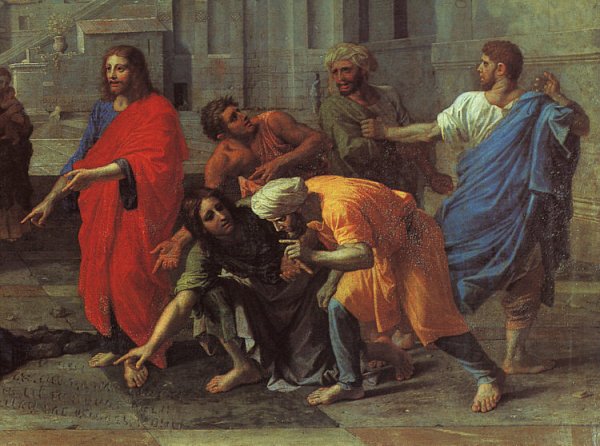 Christ and the Woman Taken in Adultery (detail) 1653