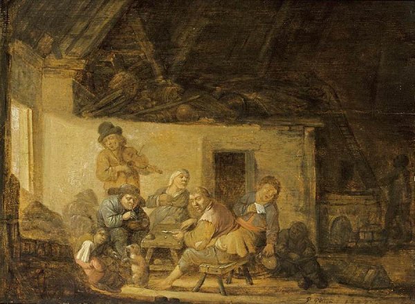 A Barn Interior 1637