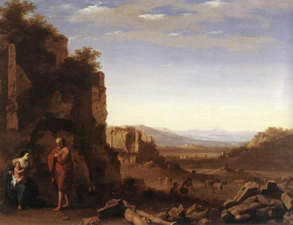 Rest on the Flight into Egypt c. 1640