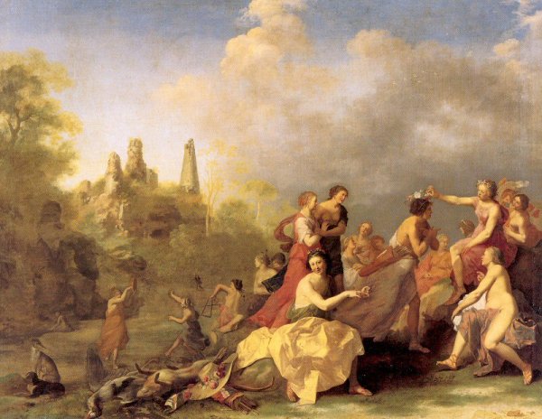 Amaryllis Giving Myrtill the Prize 1635