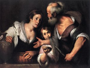 Prophet Elijah and the Widow of Sarepta 1630s