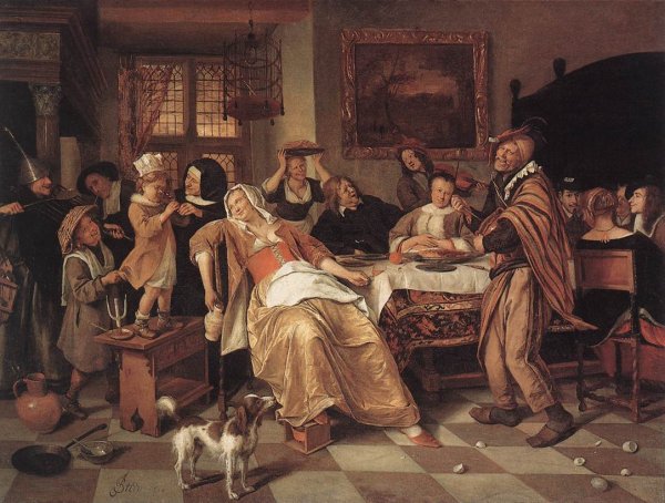 The Bean Feast 1668