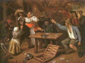 Card Players Quarreling 1664-65