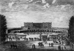 Cour de Marbre in Versailles 1676