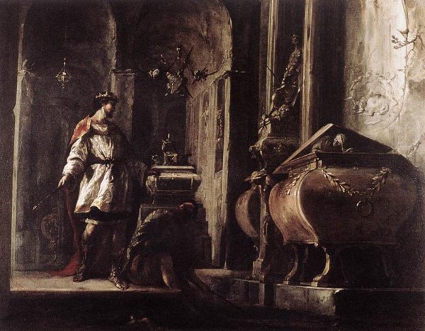 Alexander the Great before the Tomb of Achilles 1630s