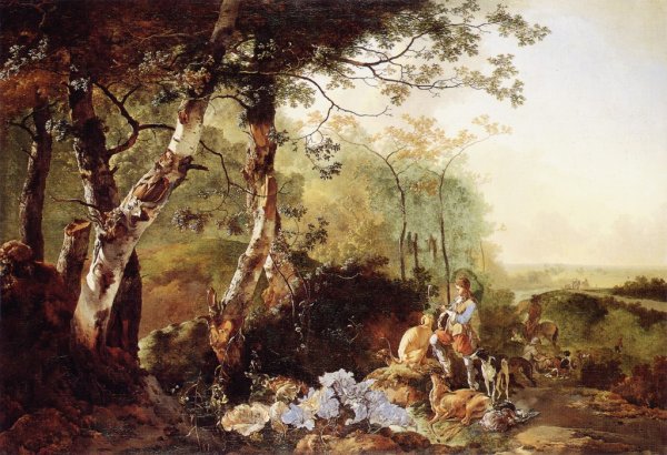 Landscape with Hunters