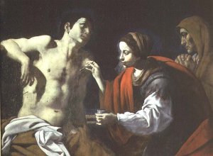 St. Sebastian Nursed by St. Irene