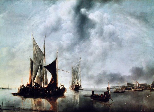 Calm or, Boats near the Coast, after 1651