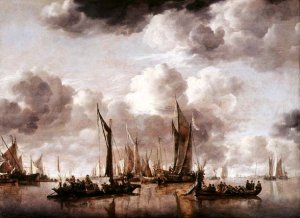 Calm or, Boats near the Coast, after 1651